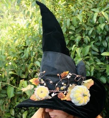 Feathered hat of a dark witch